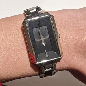 Nixon The Paddington Silver Black Watch Women